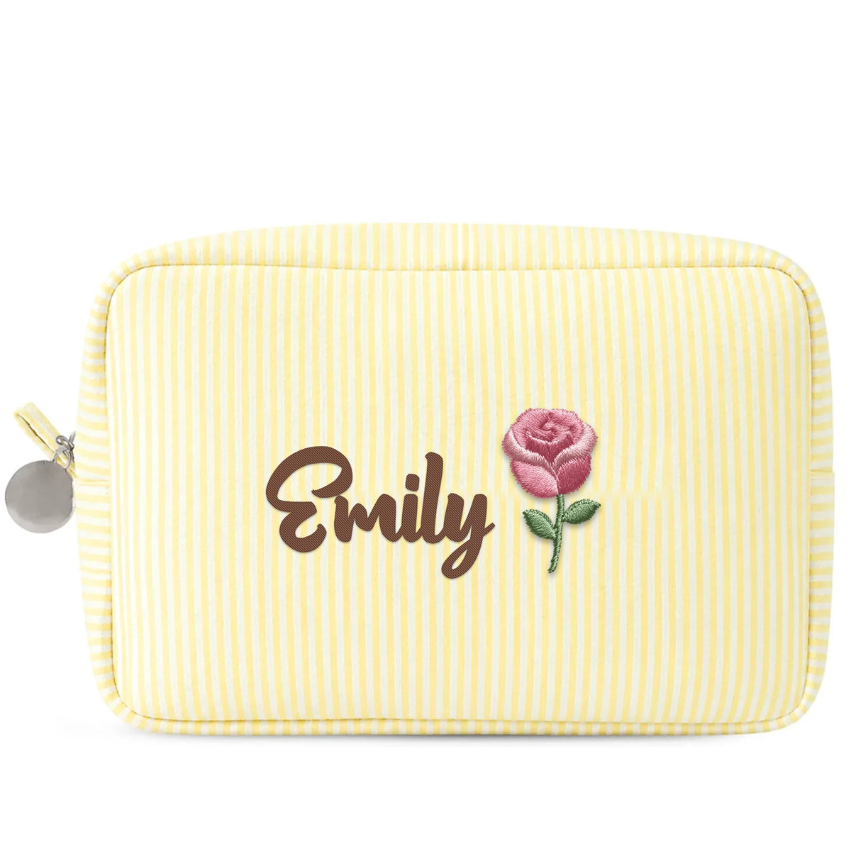 Big / Vàng – thêu tên Emily + hoa tháng sinh (ảnh minh hoạ) - Dear eM