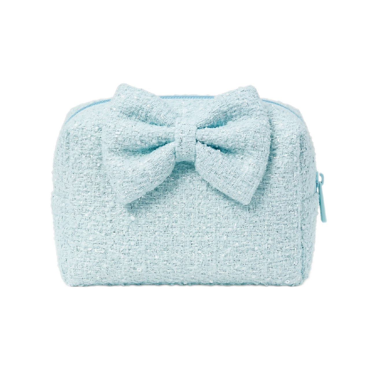 [Thêu Tên] Tweed Pouch - Túi dạ tweed lót bông đựng mỹ phẩm chống sốc, cá nhân hóa theo yêu cầu - TWEBOW