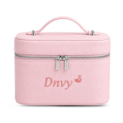 Túi Cốp Da Đựng Mỹ Phẩm Thêu Tên Big Vanity Case – Túi Đựng Đồ Trang Điểm Cỡ Lớn, Quà Tặng Cá Nhân Hoá
