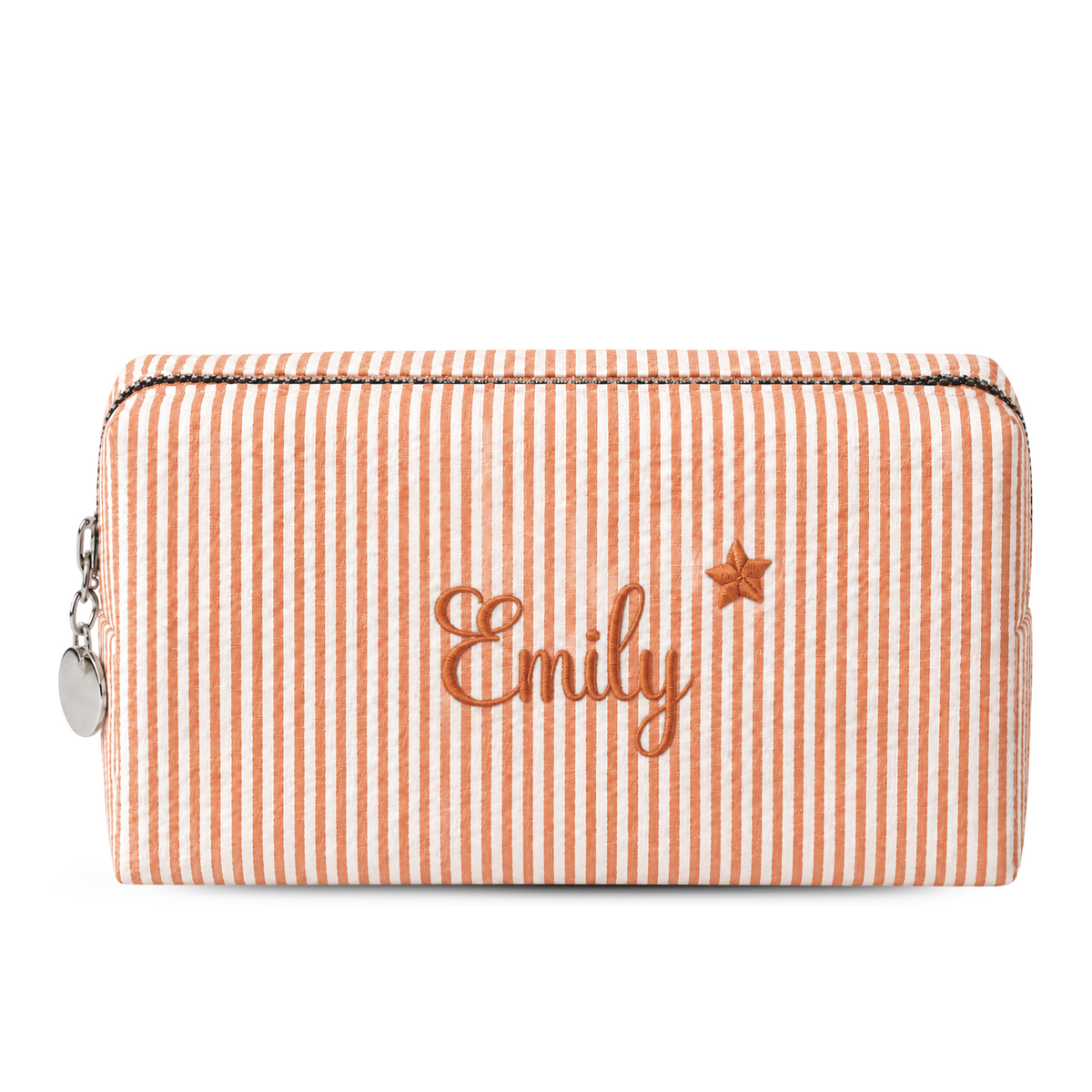 Candy Stripe Pouch Small cam thêu tên Emily + ngôi sao - Dear eM