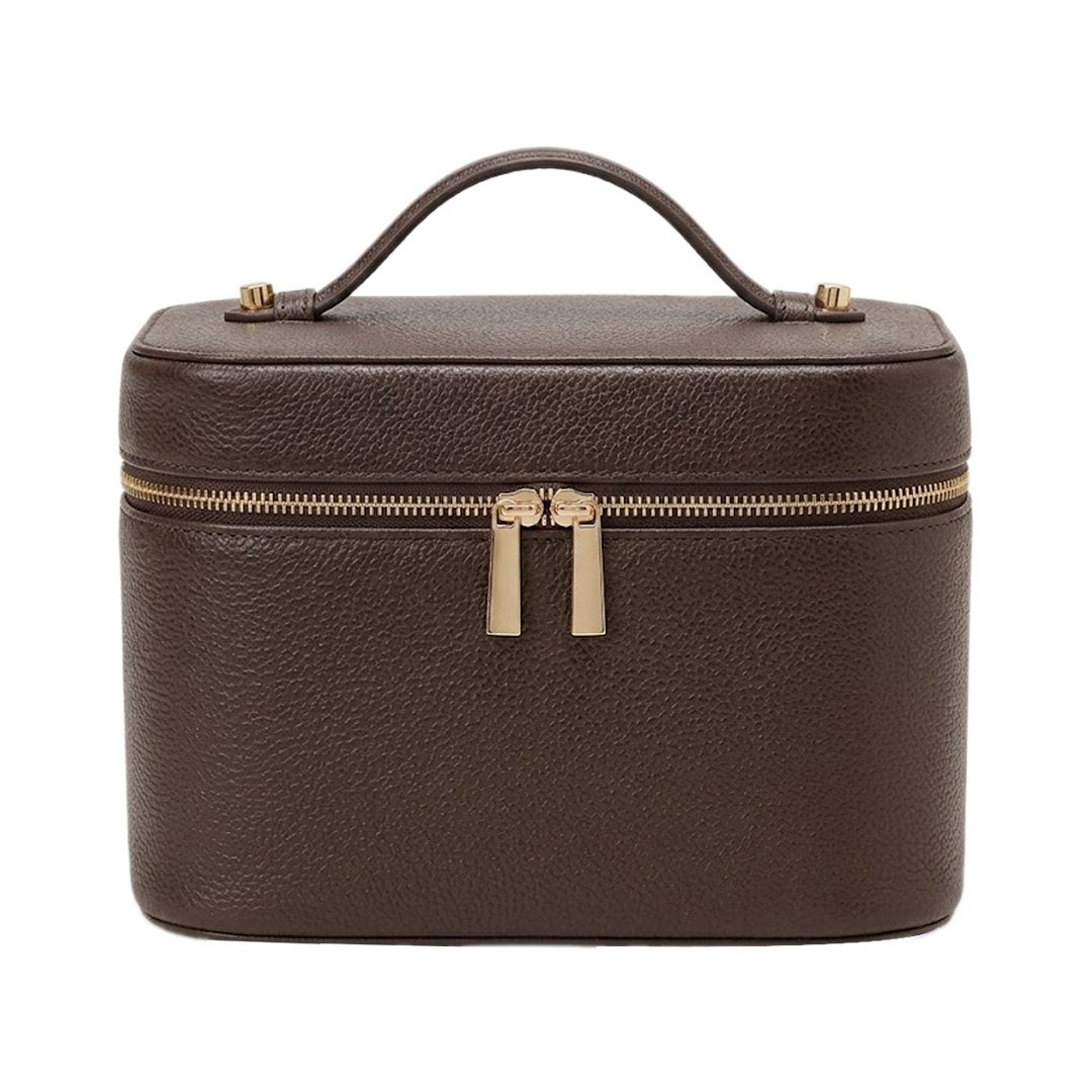 [Thêu Tên] Big Leather Vanity Case - Túi cốp da PU đựng mỹ phẩm sức chứa lớn, cá nhân hóa theo yêu cầu - BVCASE