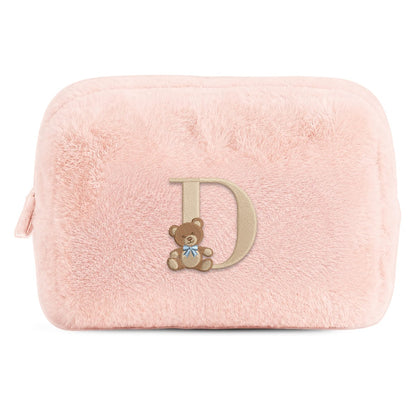 Không nơ / Hồng đậm – Teddy Bear chữ D (ảnh minh hoạ) - Dear eM