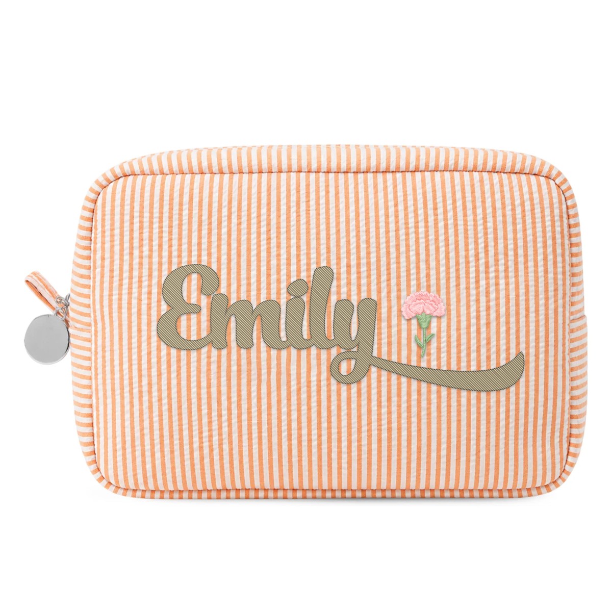 Big / Cam – thêu tên Emily + hoa tháng sinh (ảnh minh hoạ) - Dear eM