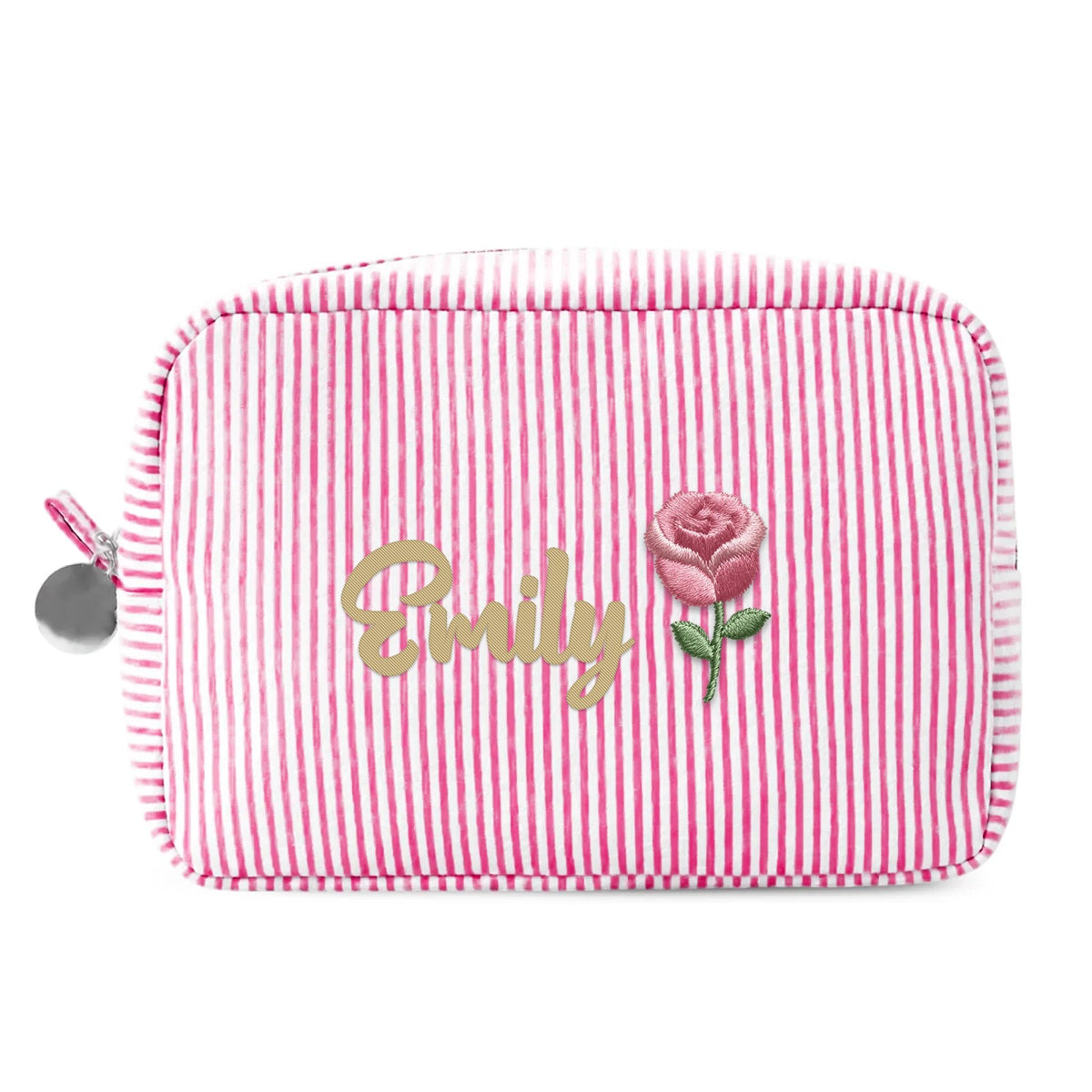 Big / Hồng đậm – thêu tên Emily + hoa tháng sinh (ảnh minh hoạ) - Dear eM