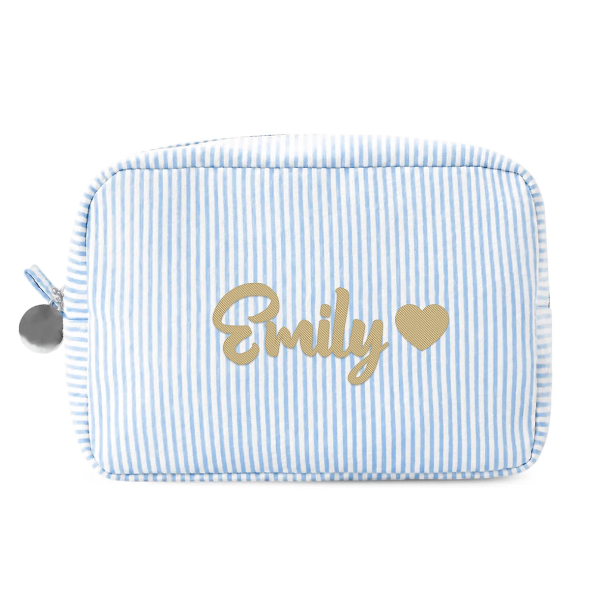 Big / Xanh dương sáng – thêu tên Emily + icon (ảnh minh hoạ) - Dear eM