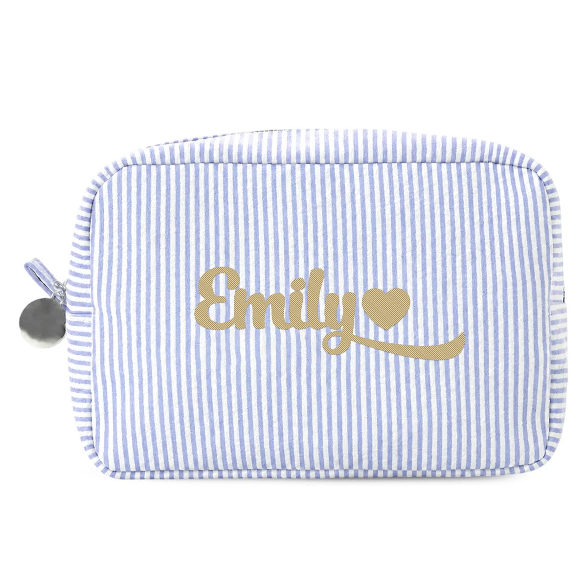 Big / Xanh dương đậm, Big / Xanh dương sáng – thêu tên Emily + icon (ảnh minh hoạ) - Dear eM
