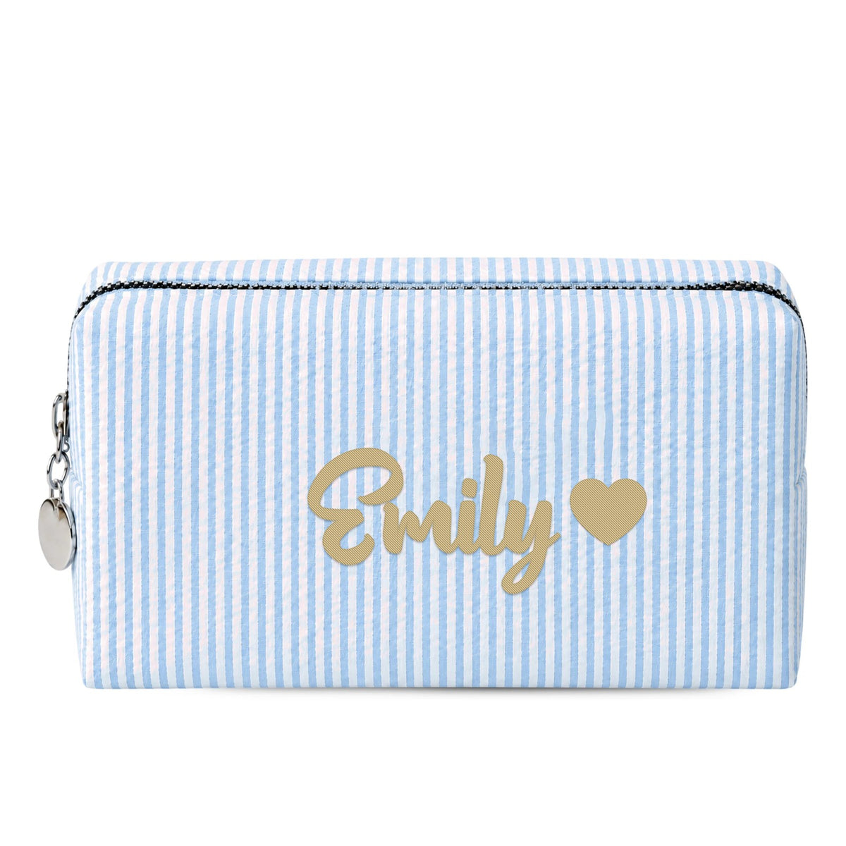 Small / Xanh dương sáng – thêu tên Emily + icon (ảnh minh hoạ) - Dear eM