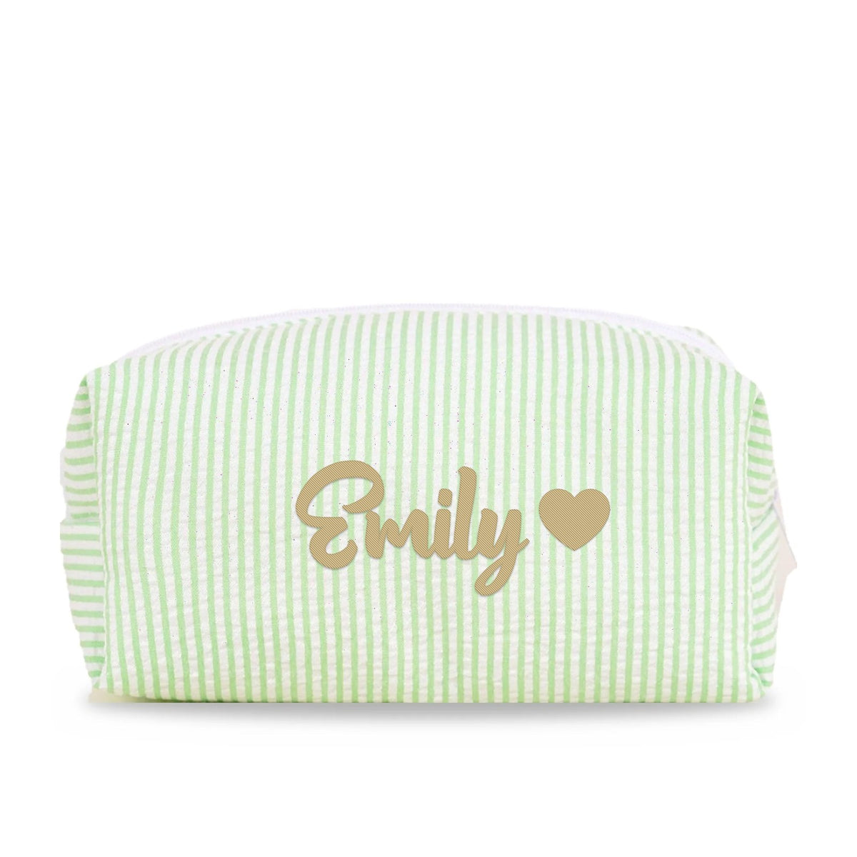 Small chần bông / Xanh lá – thêu tên Emily + icon (ảnh minh hoạ) - Dear eM