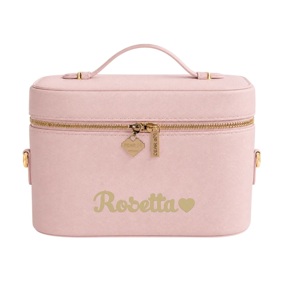 Classic / Hồng đậm (Rosie Pink), Limited / Hồng đậm (Rosie Pink), Premium / Hồng đậm (Rosie Pink) – thêu tên Rosetta + icon (ảnh minh hoạ) - Dear eM