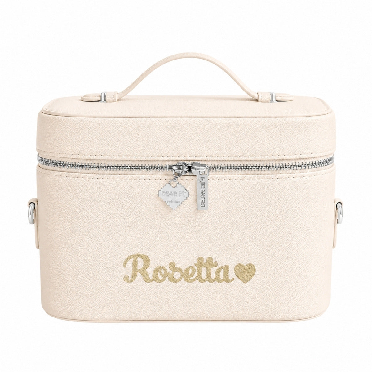 Premium / Trắng kem (Beige) – thêu tên Rosetta + icon (ảnh minh hoạ) - Dear eM