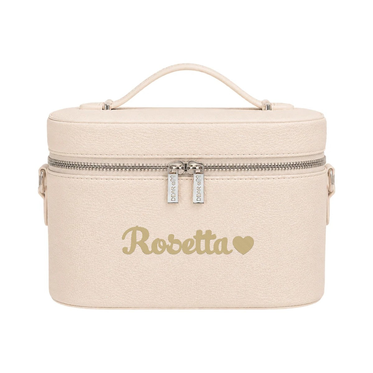 Classic / Trắng kem (Beige) – thêu tên Rosetta + icon (ảnh minh hoạ) - Dear eM