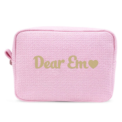 Big / Hồng sáng – thêu tên Dear Em + icon (ảnh minh hoạ) - Dear eM